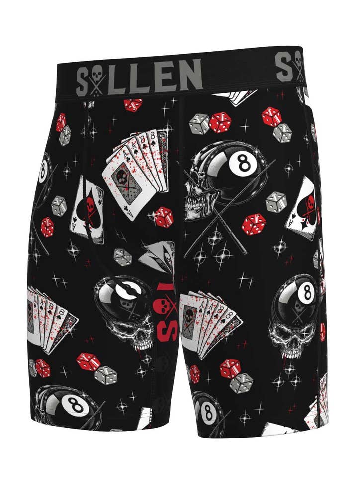 Sullen Clothing - Wholesale Underwear - Men's - Tragic eight ball boxers0