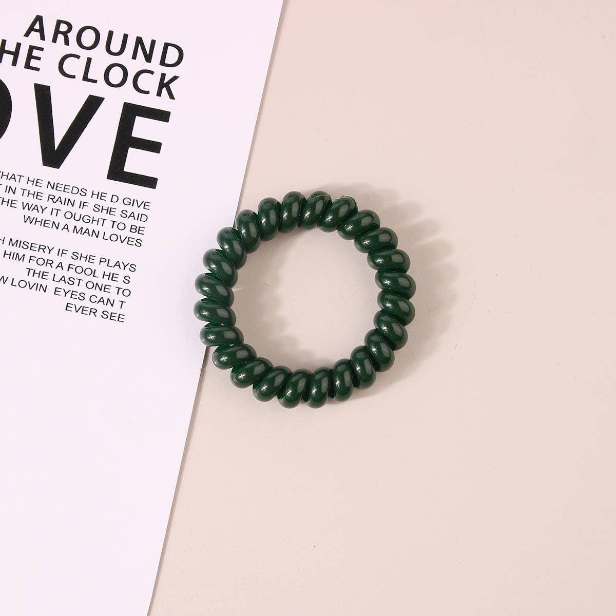 NINEXIS - Wholesale Hair Tie - CWAHA1108_Simple Phone Line Hair Tie  37