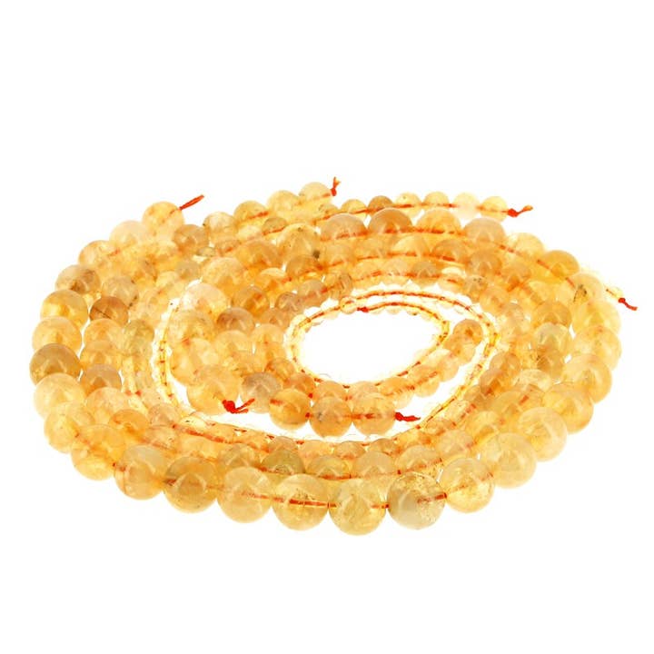 AAA Quality Natural Citrine Beads for wholesale by Artisans de Madagascar