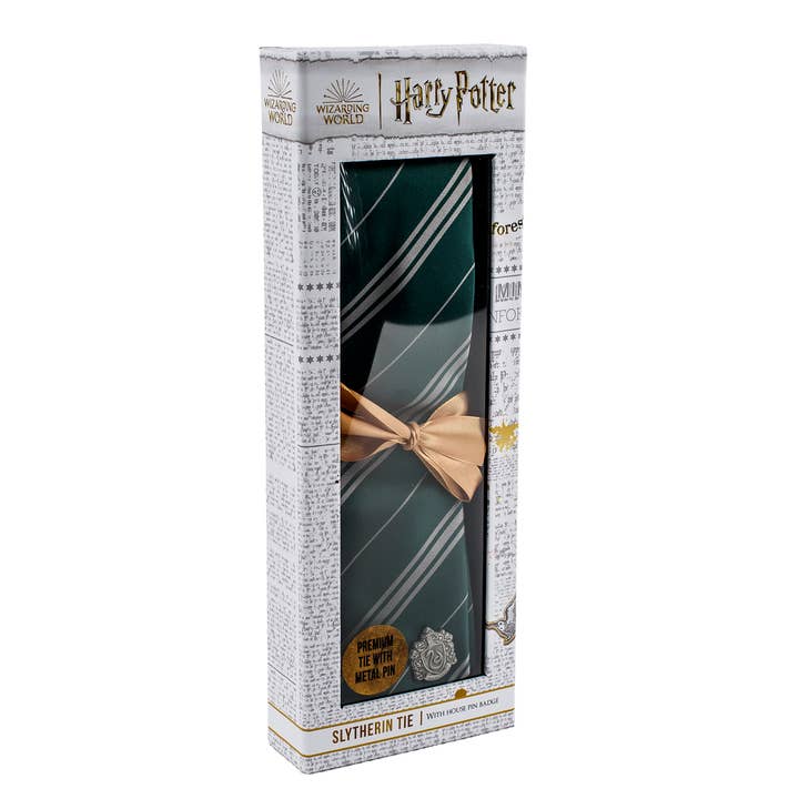 AAA Merchandise Limited – wholesale Slipsklämma - Herr – Harry Potter: Slytherin Slips i presentförpackning