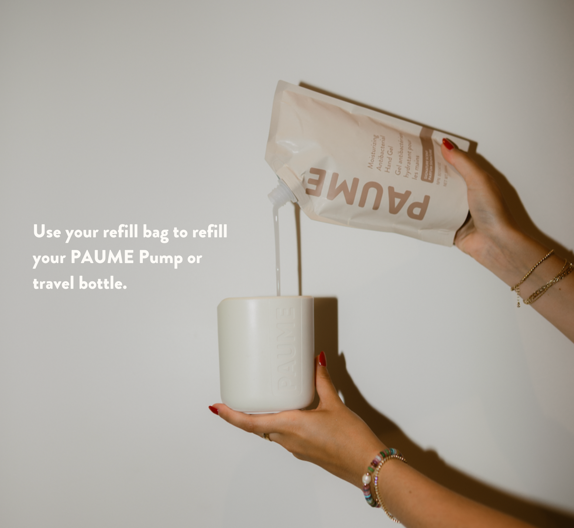 PAUME - Wholesale Hand Sanitizer - Sanitizer Refill Bag | Moisturizing Antibacterial Hand Gel2