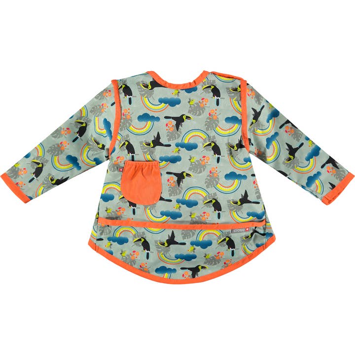 Close – wholesale Bib – Baby – Close Pop-in Long-sleeved Waterproof Coverall Weaning Bib7