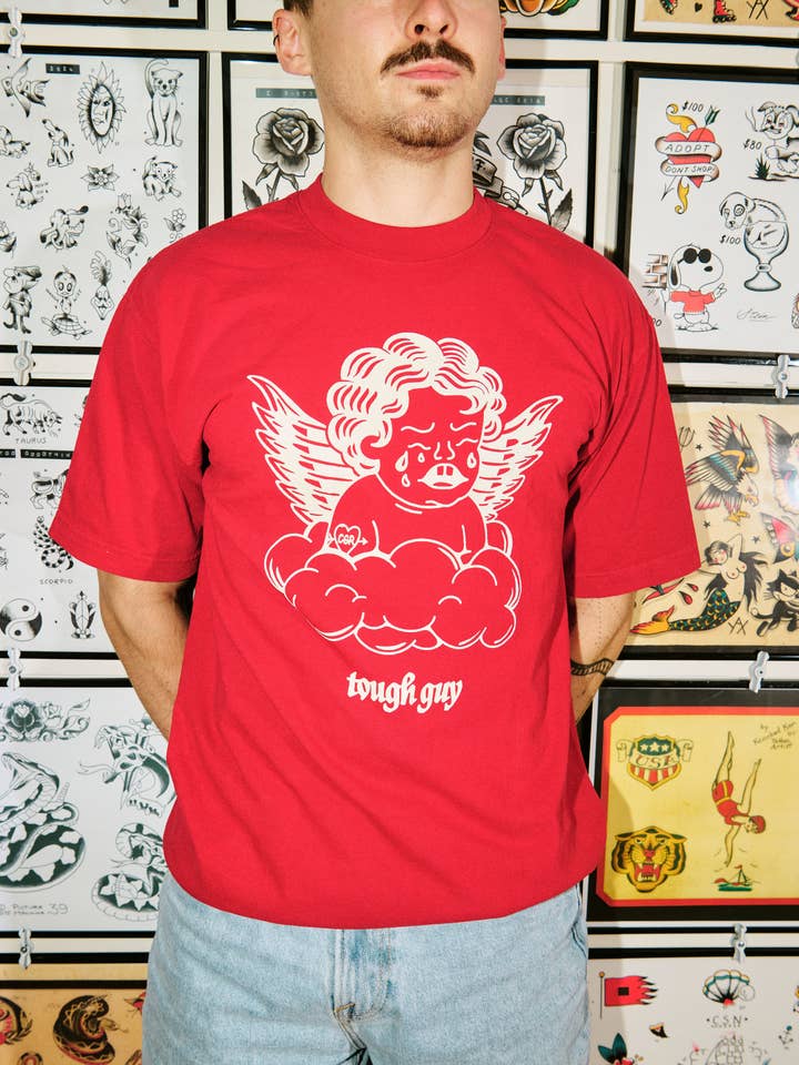Tough Guy Tee for wholesale by Certified Garbage Rat