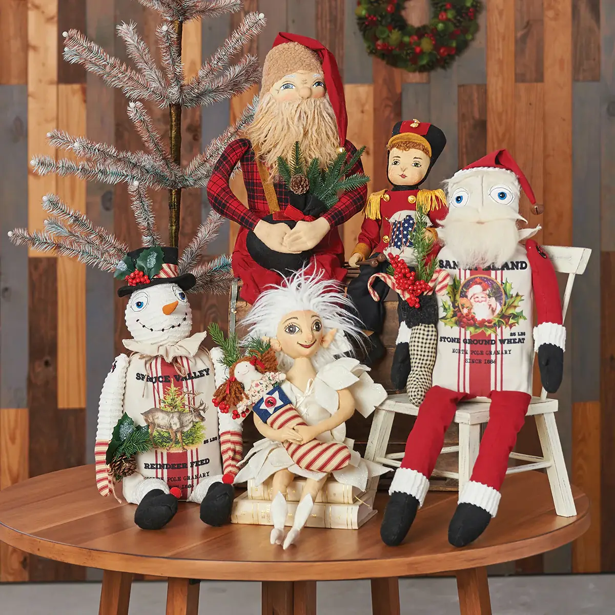 C&F Home - Wholesale Christmas Decoration - SALE Klaus Santa Feedsack Florence Lea Art Doll1
