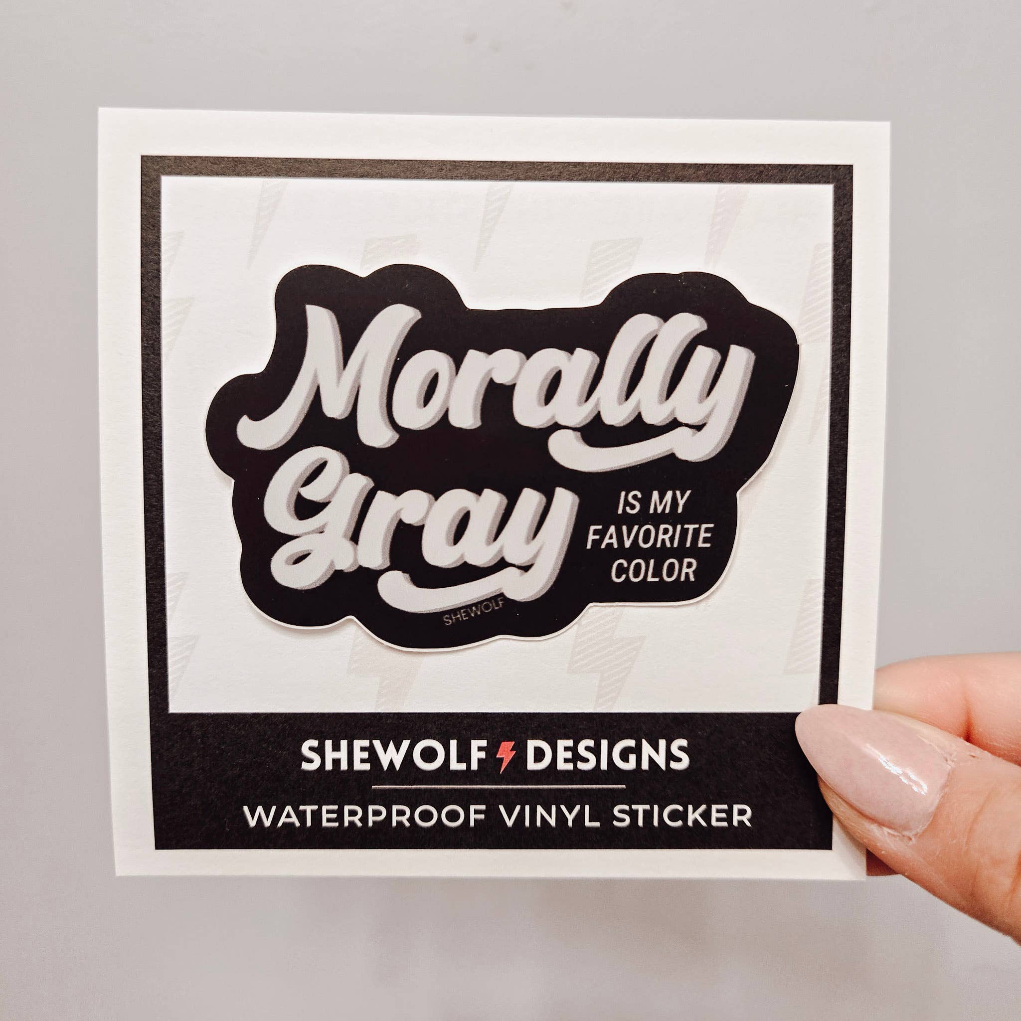 SHEWOLF Designs - Vendita all'ingrosso Adesivo - Adesivo: Proteggi i bambini, non le armi. Bandisci i fascisti, non i libri.2