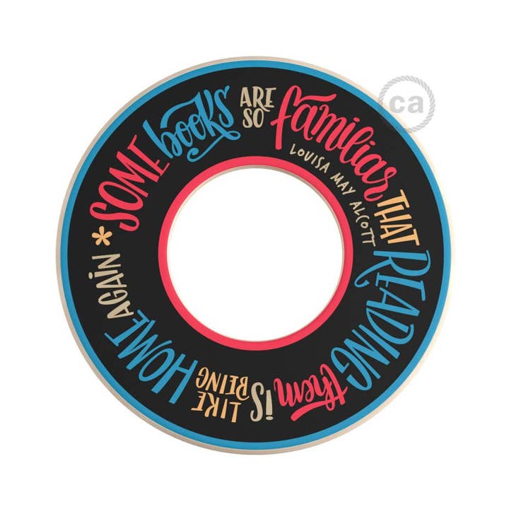 LIGHTINUP S.R.L. - Wholesale Night Light - MINI-UFO in double-sided wood Pemberley Pond, mod. DOUGLASS+ALCOTT2