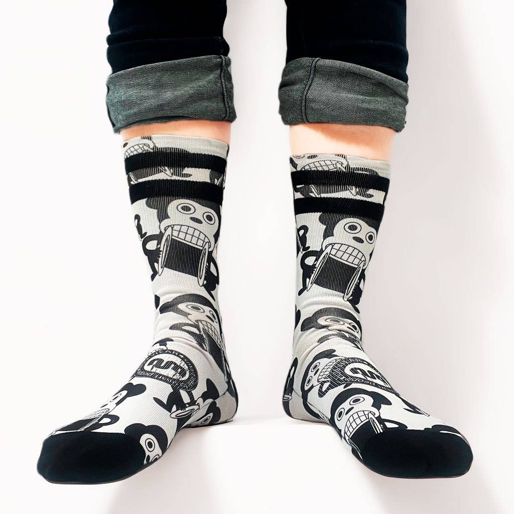 LOCO MONKY - Wholesale Socks - Unisex - MONKY Loco Monky Logo unisex socks3