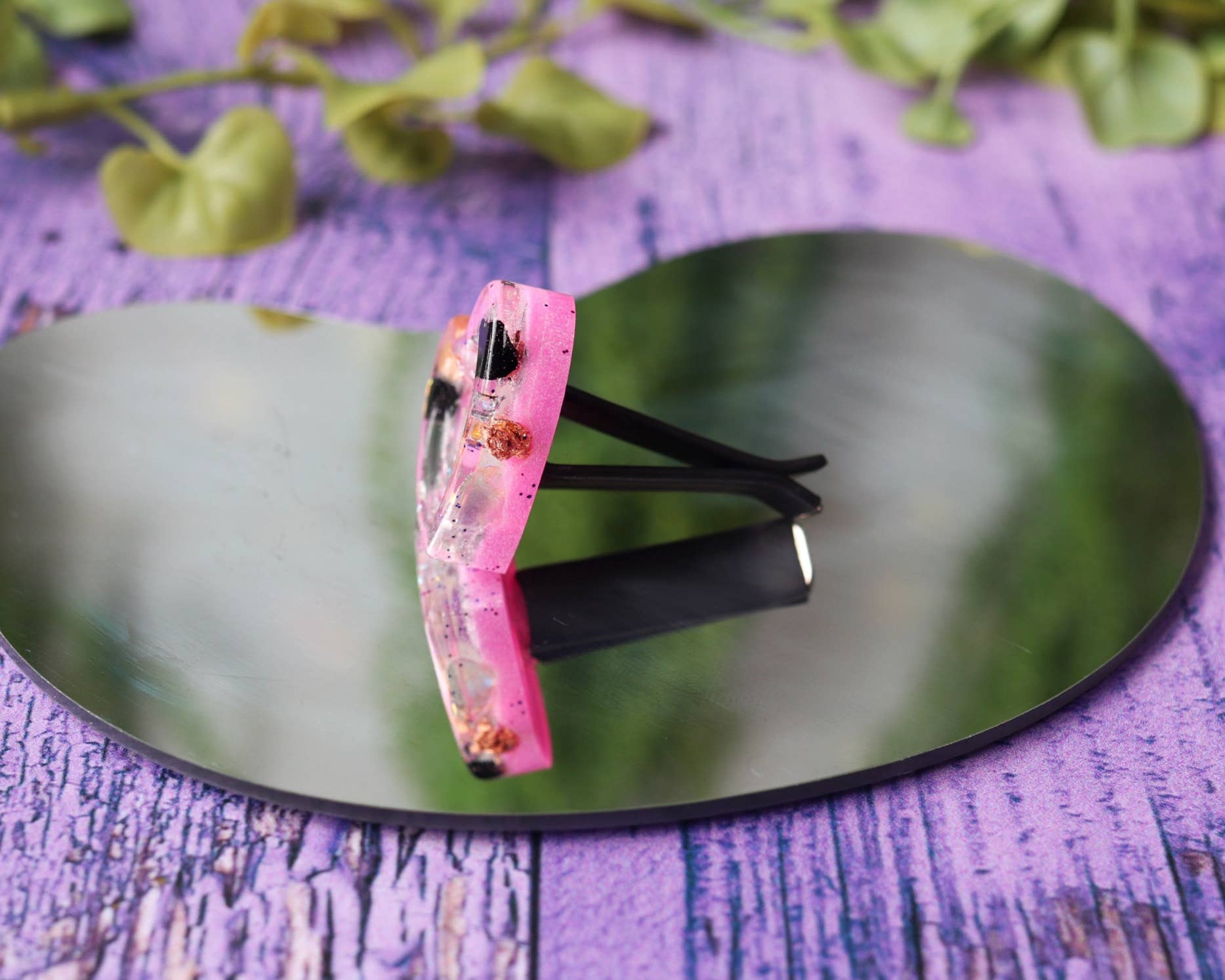 Lucky Luna – wholesale Car Decorative Charm - Unisex – Heart Crystal Car Vent Clip for Travel Anxiety & Protection 4