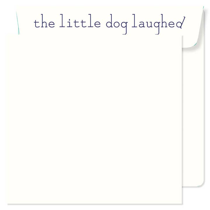 The Little Dog Laughed - Wholesale Everyday Greeting Card - Dachshund Greeting Card1