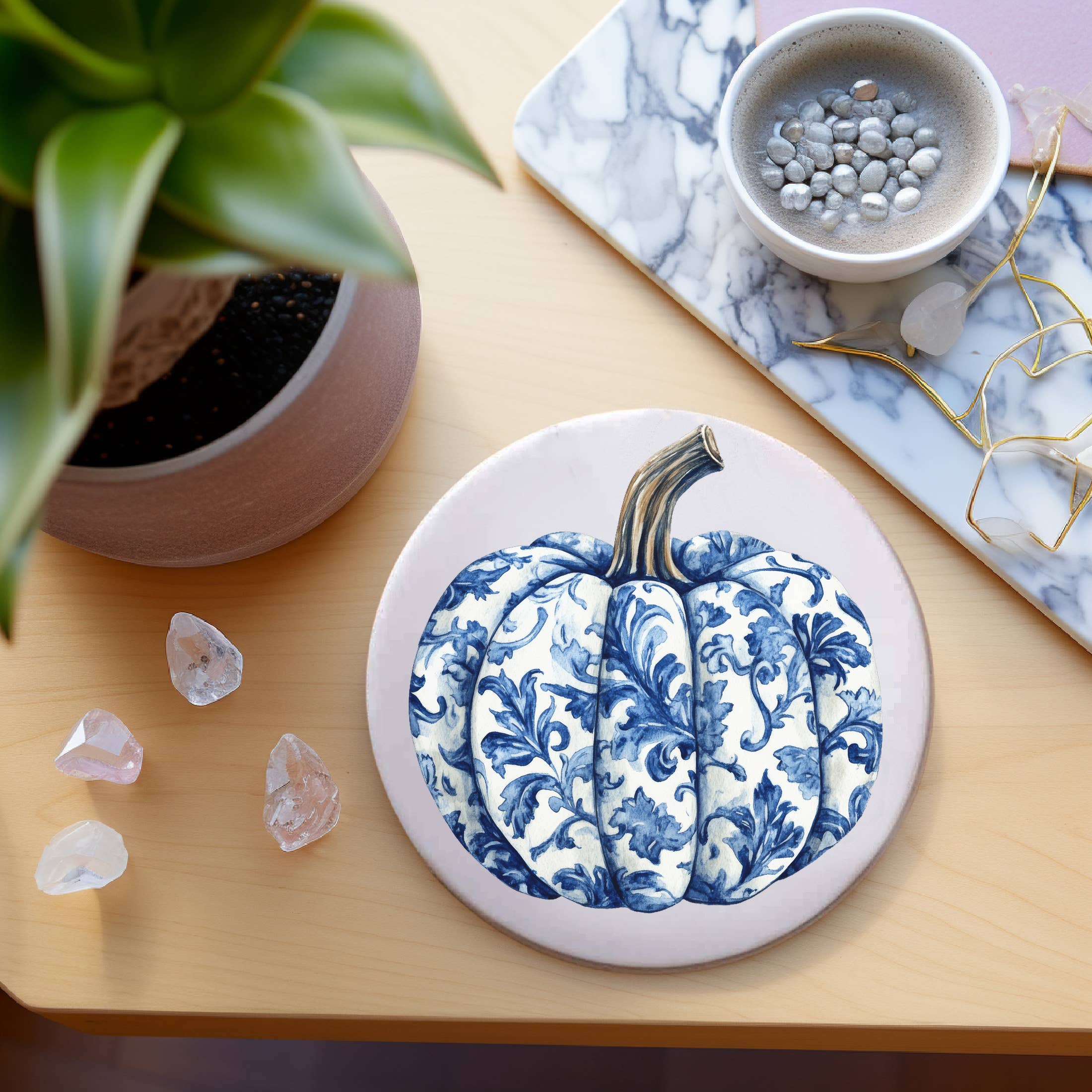 Gia Roma - Wholesale Onderzetters - Chinoiserie Halloween Onderzetters, Luxe Herfst Huisdecoraties26