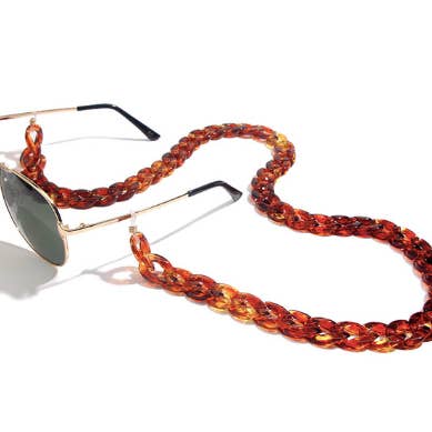 Reddish White Eyeglass Chain - Oversized for wholesale on Faire6