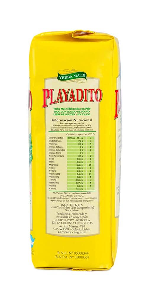 Der Argentinische markt - Wholesale Health/Detox Tea - Playadito 500 g Yerba Mate1