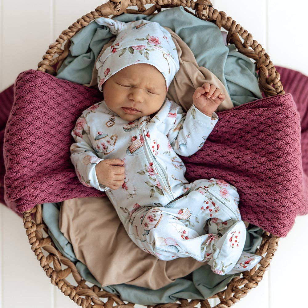 Snuggle Hunny - Wholesale Sleepsuit – Baby - White Rabbit Organic Snuggle Sleepsuit Zip Footie2