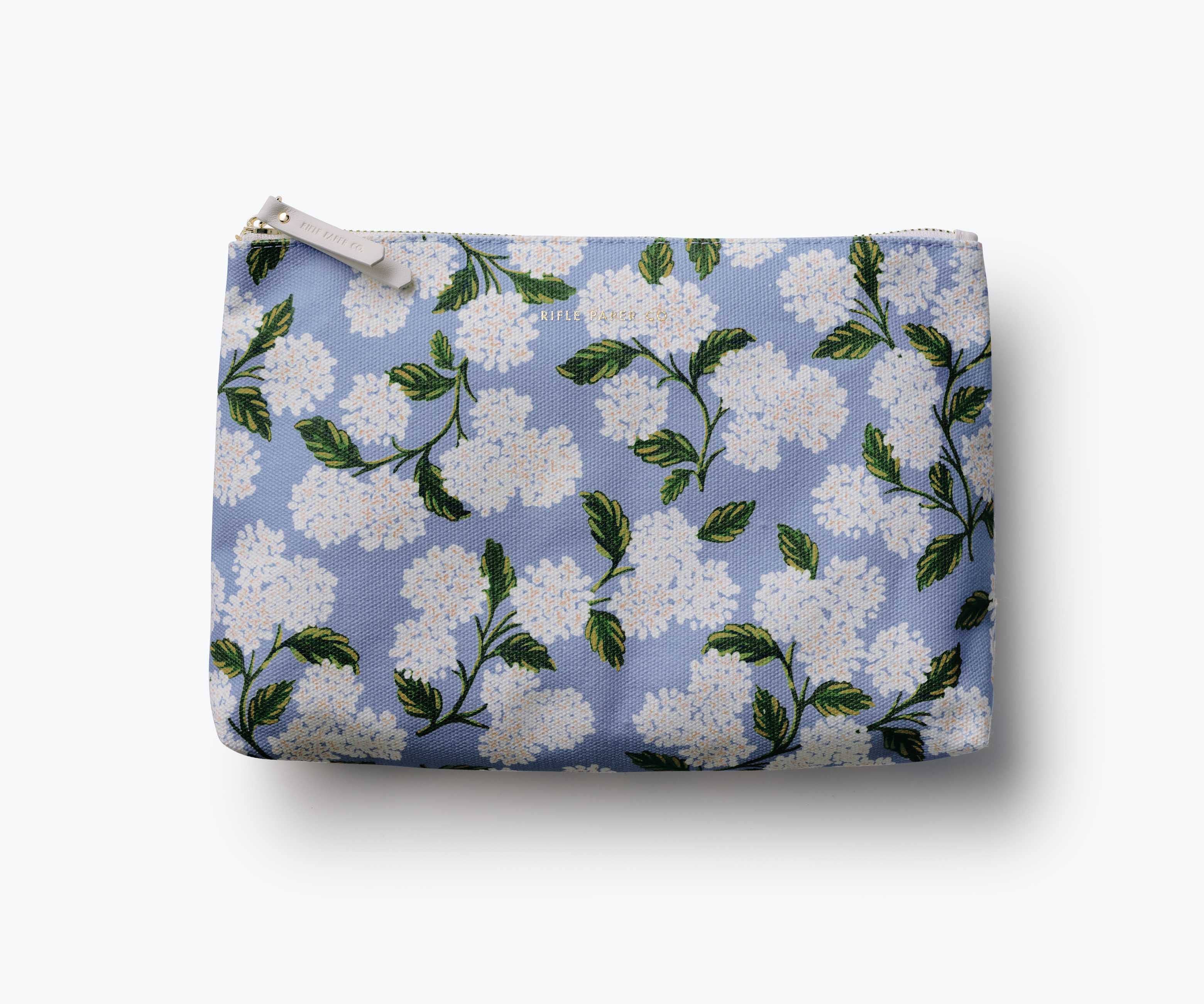 Rifle Paper Co. - Wholesale Pouch - Women's - Hydrangea Zippered Pouch Set2