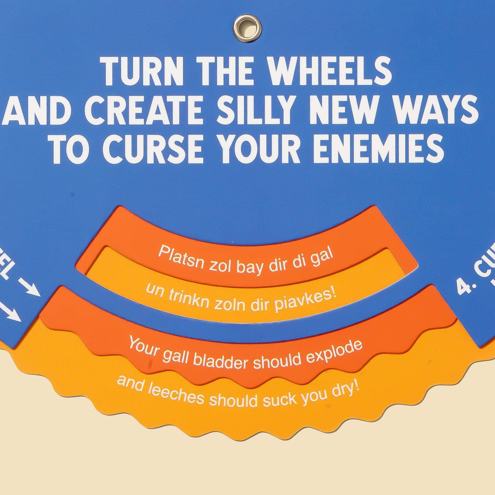 Dissent Pins - Wholesale Brain Game - Adult - Yiddish Curse Generator4