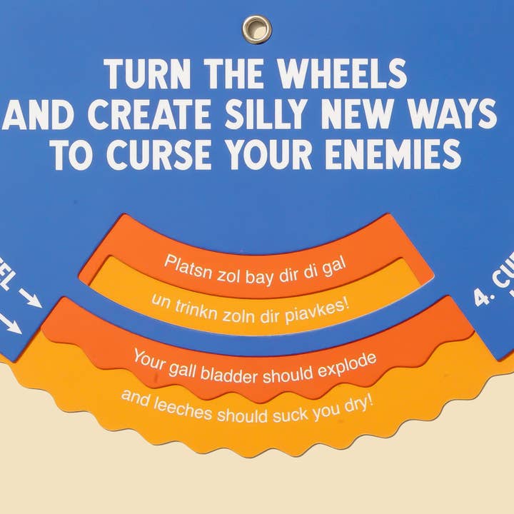Dissent Pins - Wholesale Brain Game - Adult - Yiddish Curse Generator4