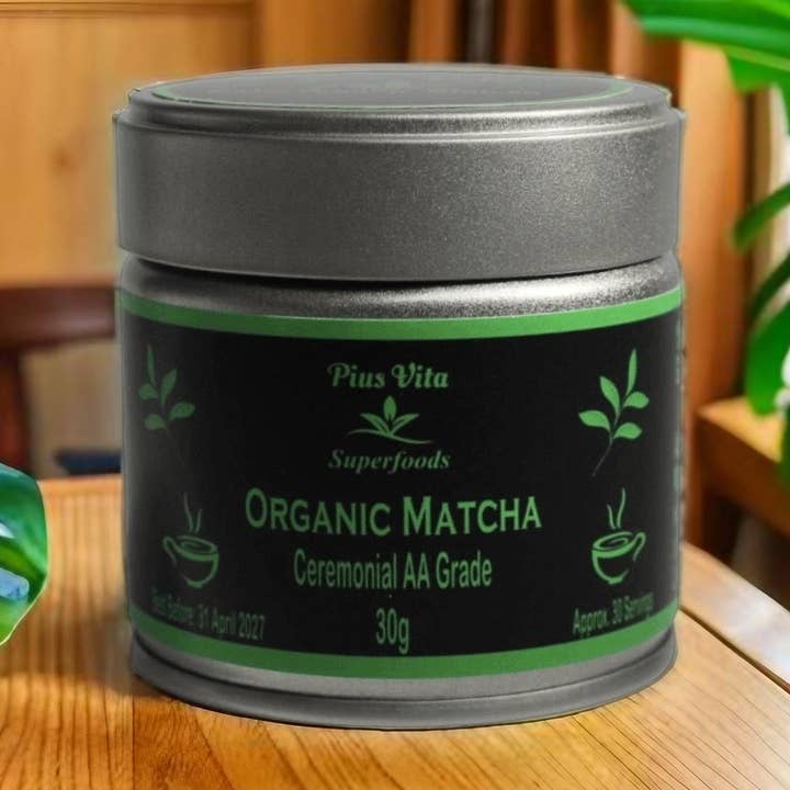 Organic Ceremonial “AA” Matcha – 30g for wholesale by Pius Vita Superfoods