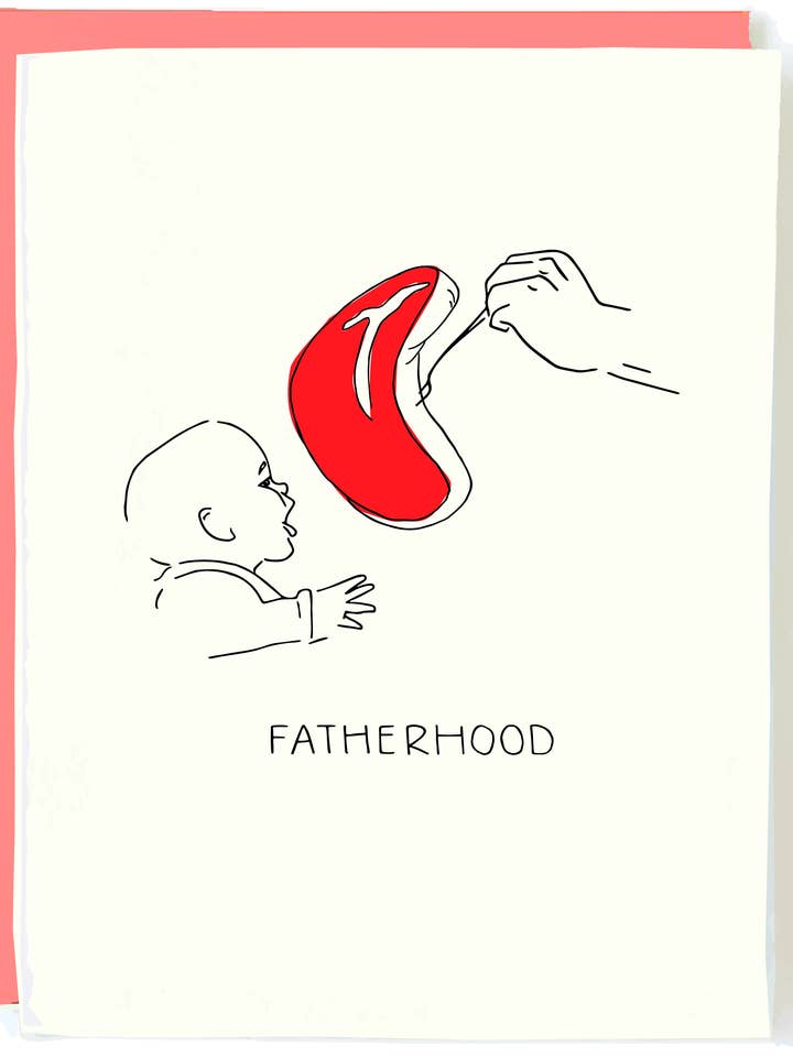 Cute Father’s Day Card – Dad Grill Humor Greeting for wholesale by Pop + Paper