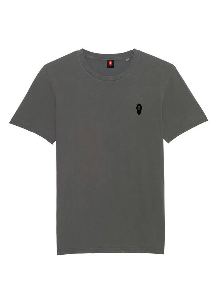 Organic Cotton Tee - Black - Vintage for wholesale by Dastaar Clothing Limited