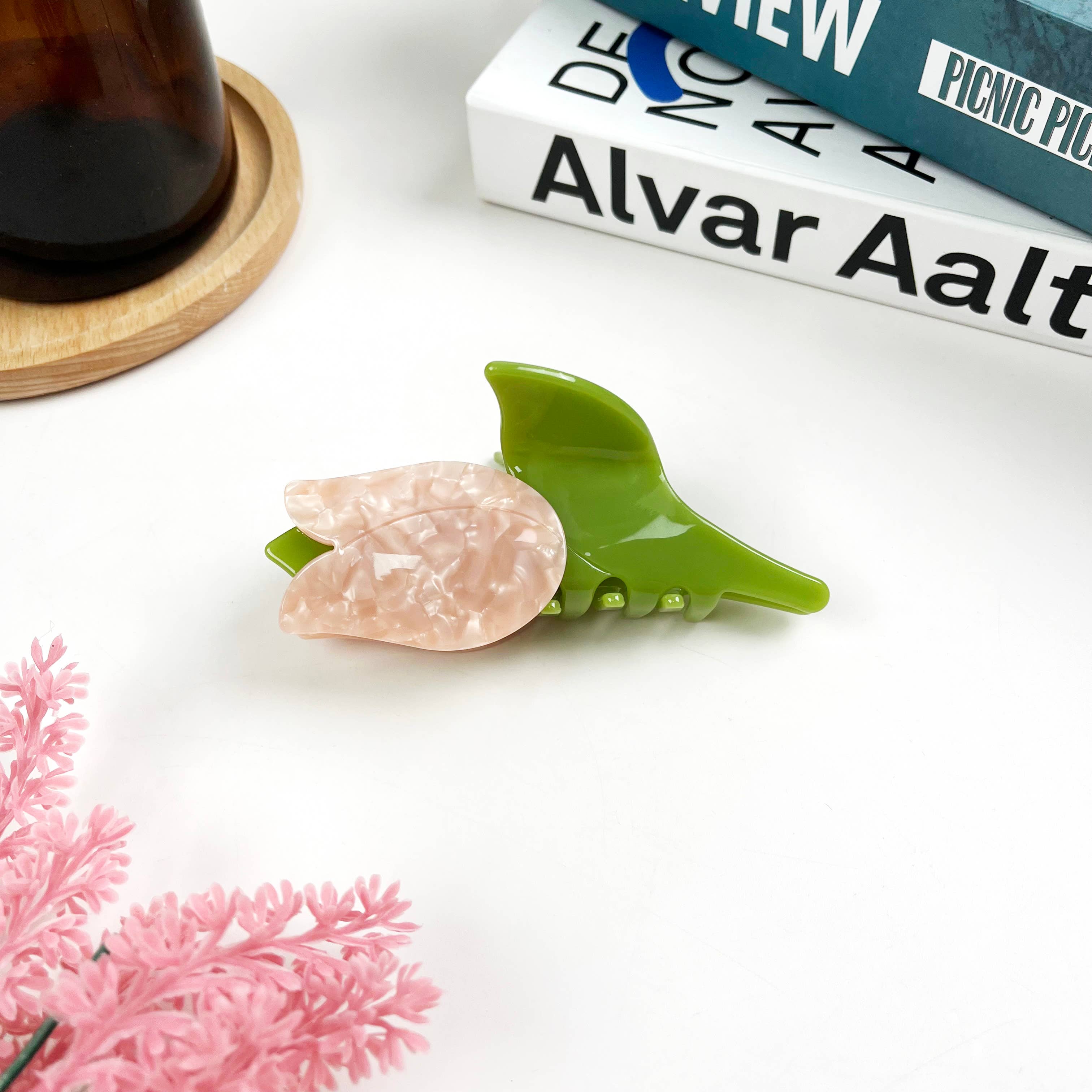 TheDivaSoap - Wholesale Hair Clip - Women's - Acetate tulip claw clip flower hair clips4