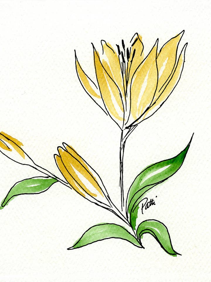 Day Lily (Conj. de 8) por atacado de Fine Lines