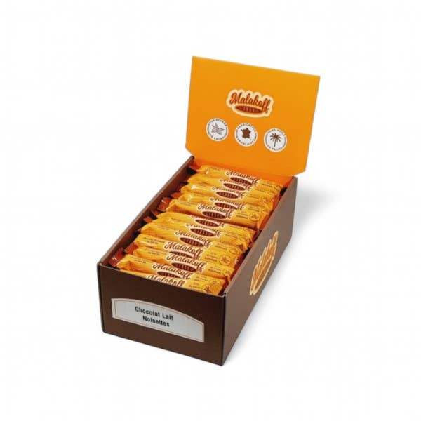 ADG Diffusion - Vendita all'ingrosso Barretta di cioccolato - Barretta di cioccolato fondente Malakoff - 20 g2