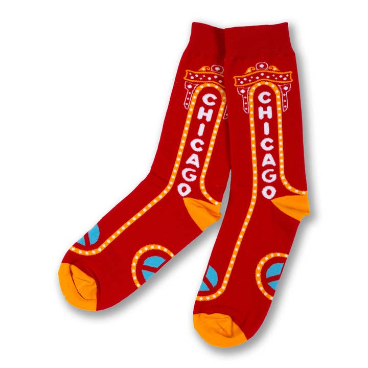 Transit Tees - Wholesale Socks - Unisex - Chicago Theater Dress Socks
