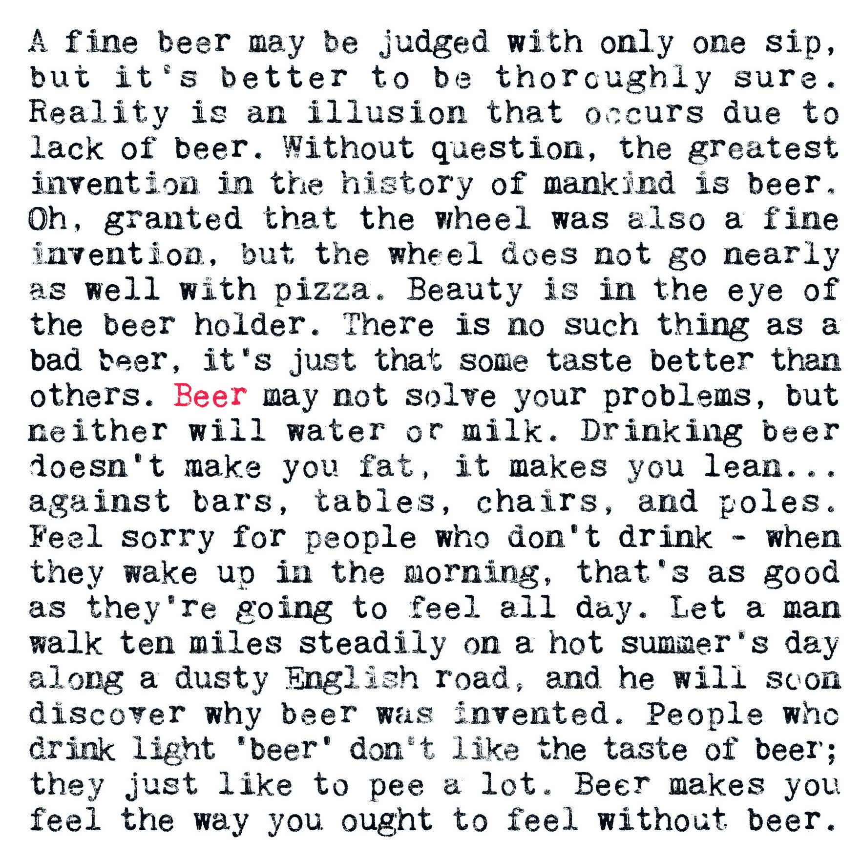 Coulson Macleod (U.S. Duties Paid) – wholesale Everyday greeting card – Beer Quotes Card, Beer Drinkers Card1