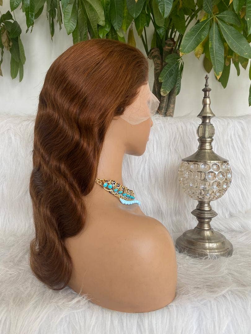 Chabinehairstore – wholesale Hair extensions – 16-inch wavy wig color #44