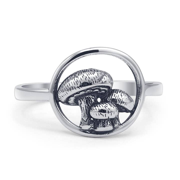 Mushroom Ring Oxidized 925 Sterling Silver Wholesale and other Purchase Wholesale sterling silver jewerly. Free Returns & Net 60 Terms on Faire trending on Faire.