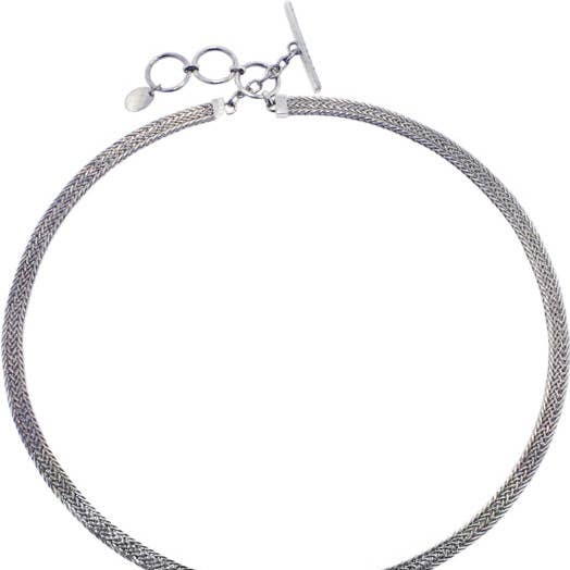 Vævet Omega halskæde (16"-17") for engroshandel hos Lori Bonn