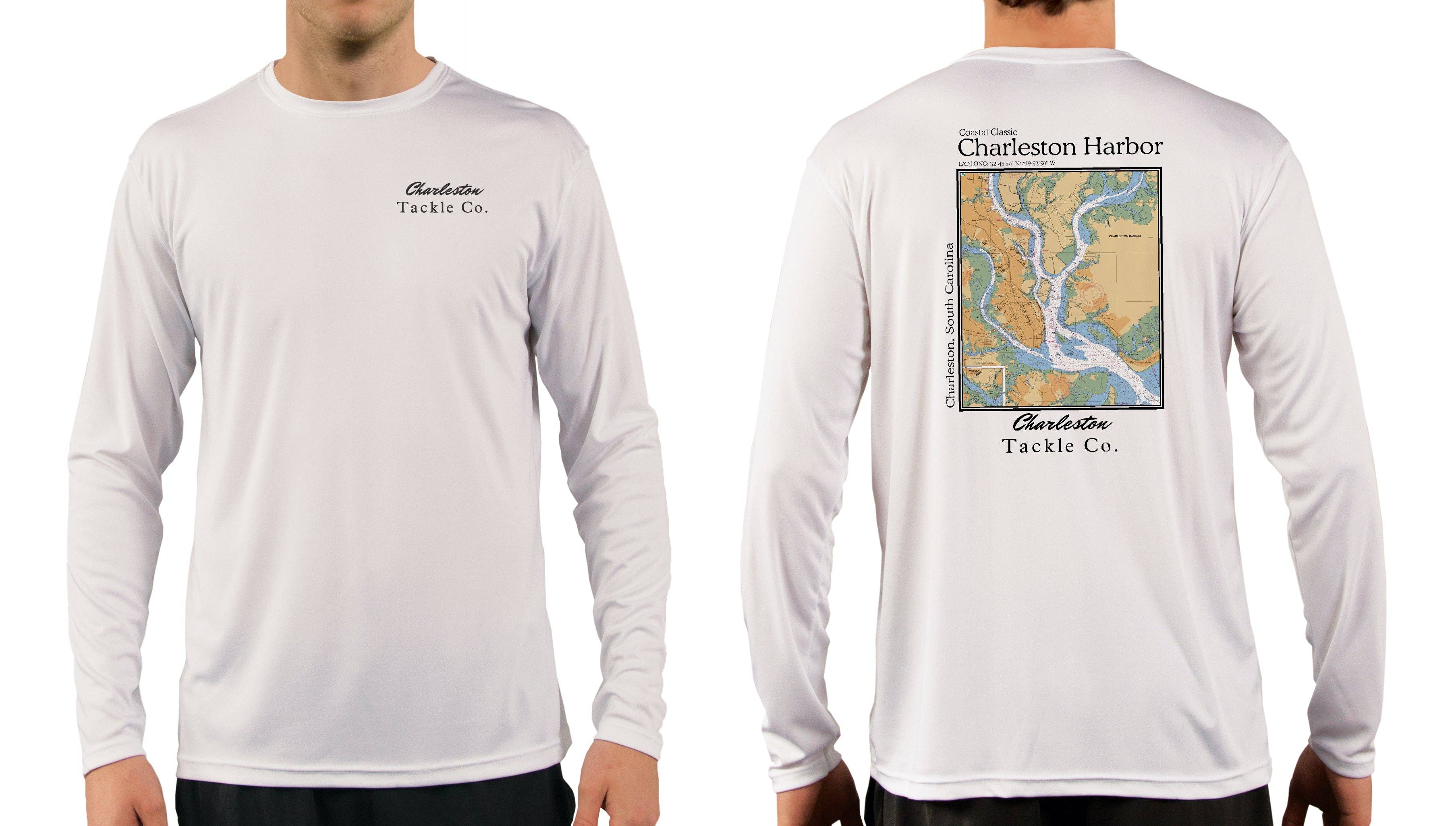 Wholesale Coastal Charleston Harbor Long Sleeve PFG Fishing Shirt- Mens for  your store - Faire Canada