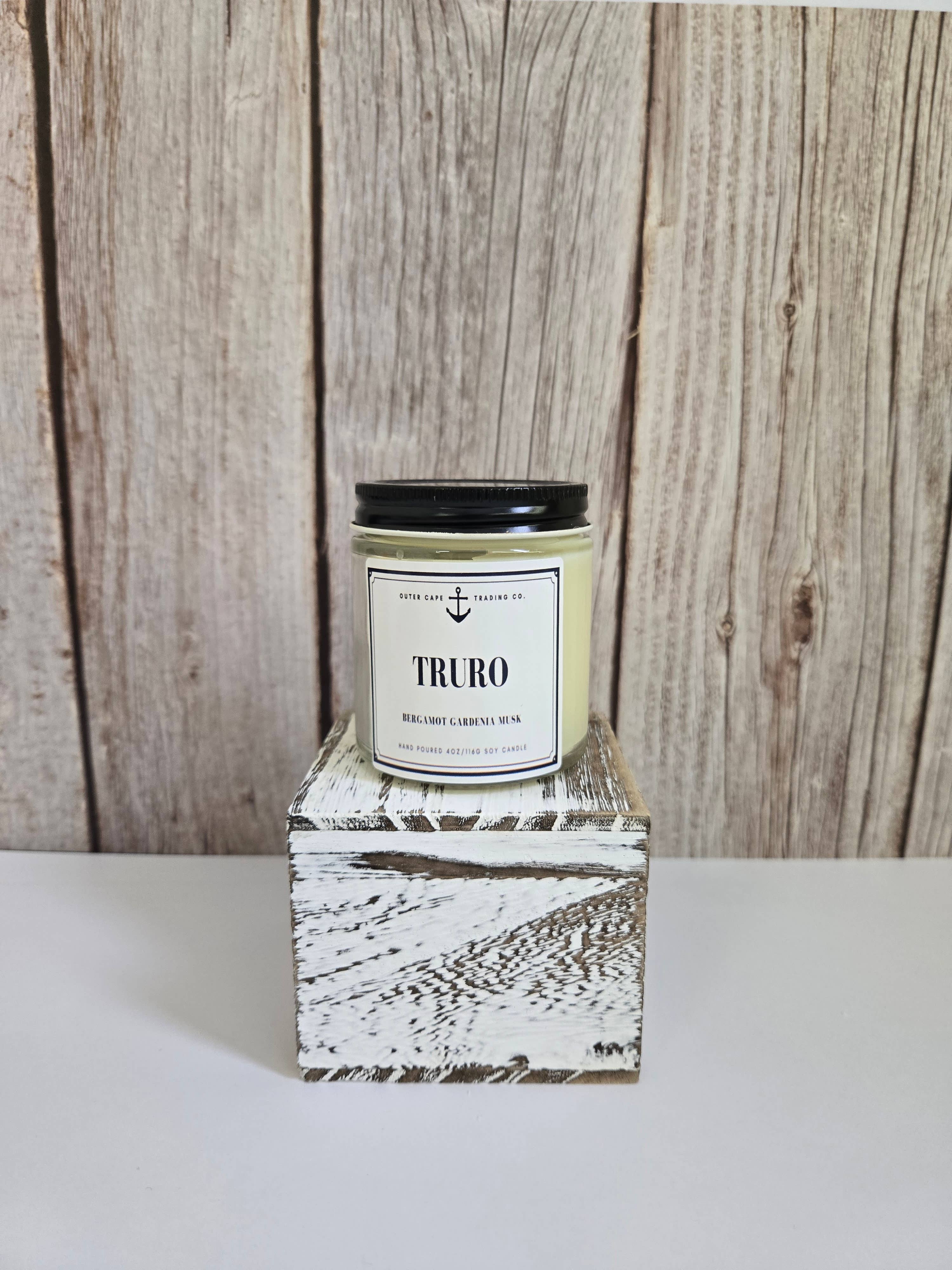 Outer Cape Trading Company - Wholesale Jar/Filled Candle - Truro Cape Cod Soy Wax Crackling Wooden Wick Candle bulk wholesale2