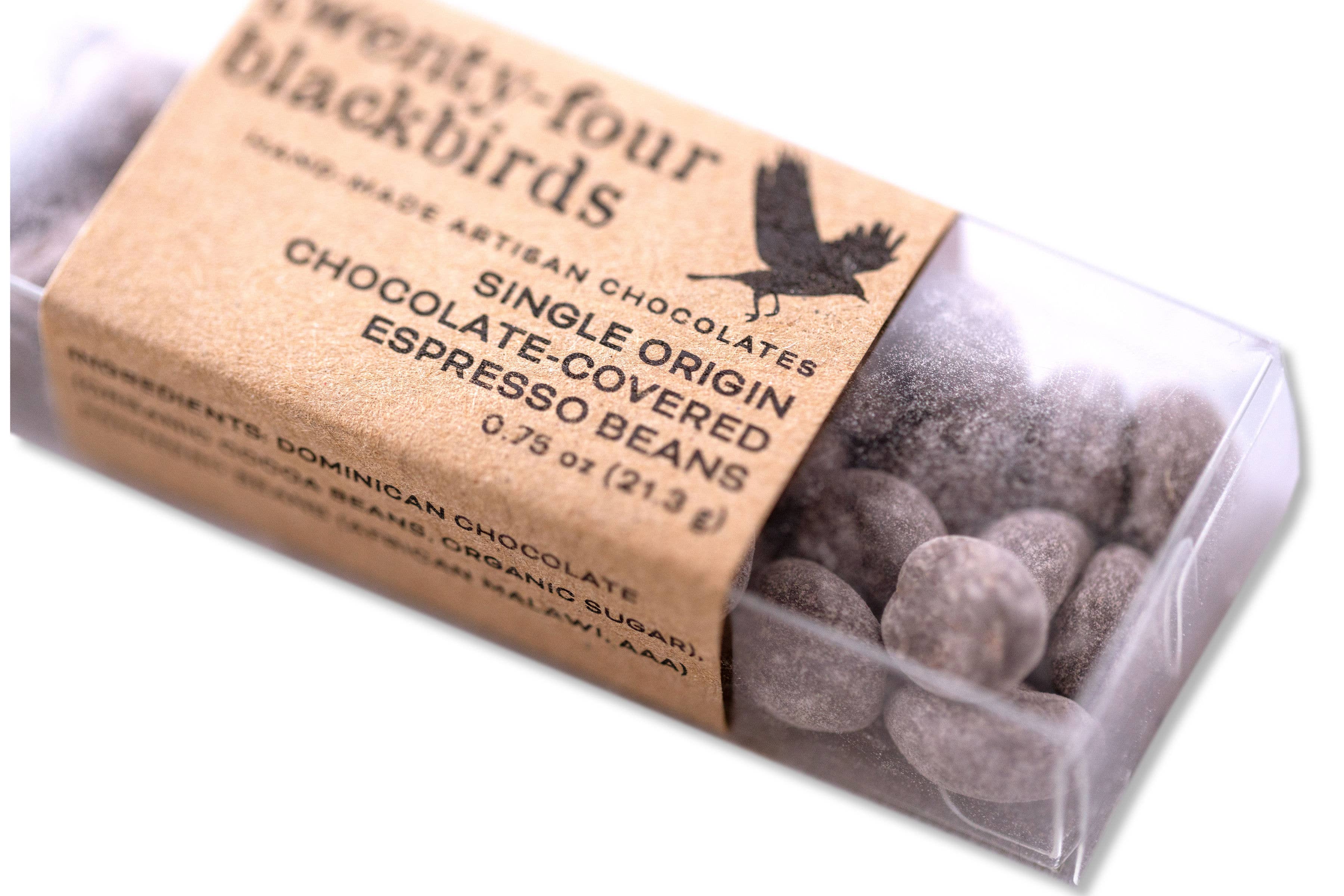 Twenty-Four Blackbirds – wholesale Chocolate-covered sweets – Single Origin Chocolate-Covered Espresso Beans3
