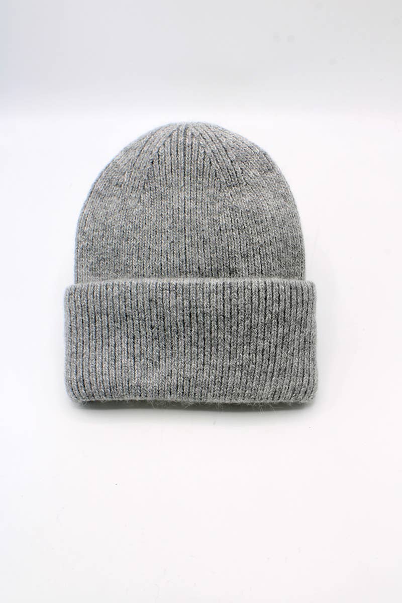 Hologramme Paris - Wholesale Beanie - Men's - Classic plain Angora hat24