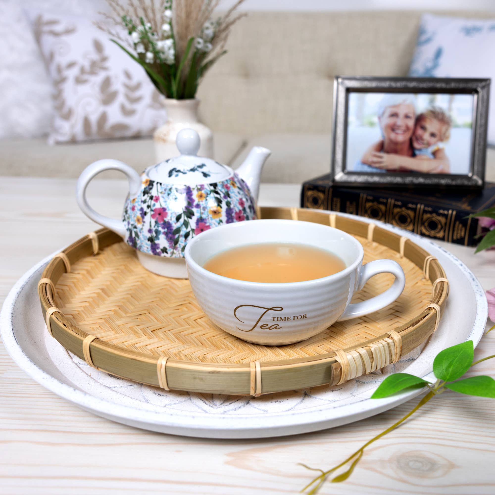 Pavilion - Wholesale Tea Pot - Time for Tea - Tea for One (14.5 oz Teapot & 10 oz Cup)1