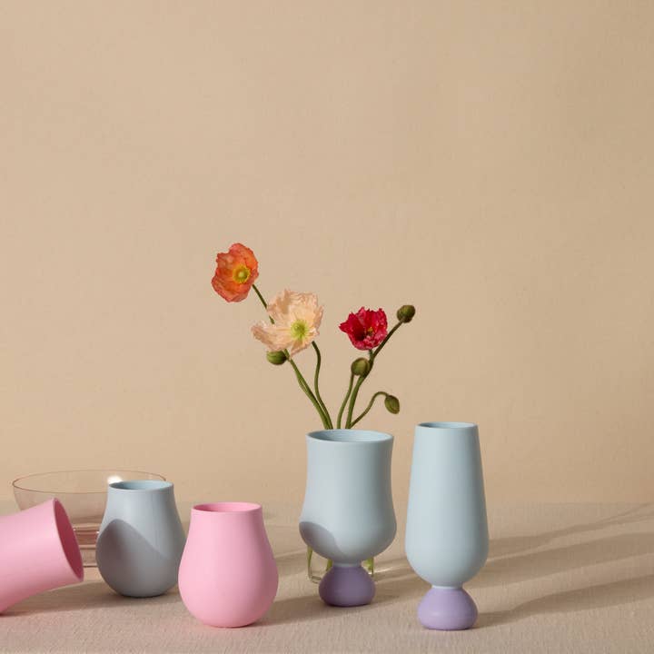 STYLD. – Engroshandel Vinglas – Boble Bæger Sæt | Ubrudeligt Silikone10