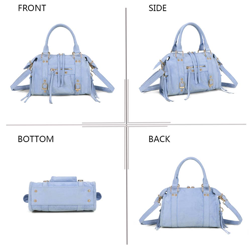 Gallantry - Venta al por mayor Bolso con correa - Mujer - Skyla Pequeño Ante Dorado14