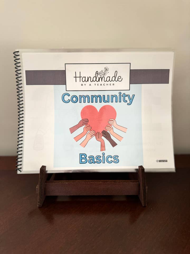 Community Basics Busy Book for wholesale by Handmade by a Teacher