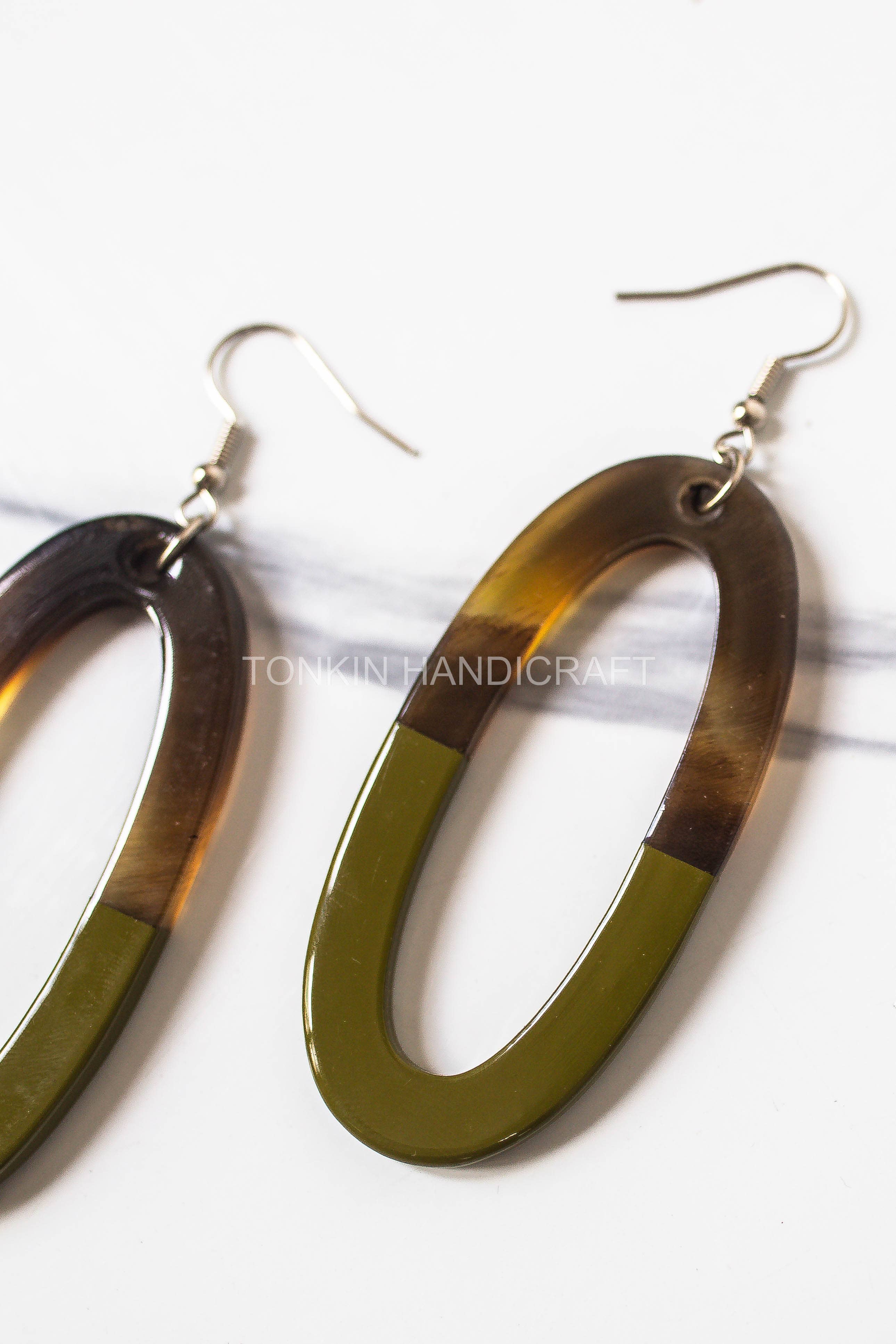 Tonkin Handicraft - Wholesale Dangle Earrings - Lim Buffalo Horn Earrings 4