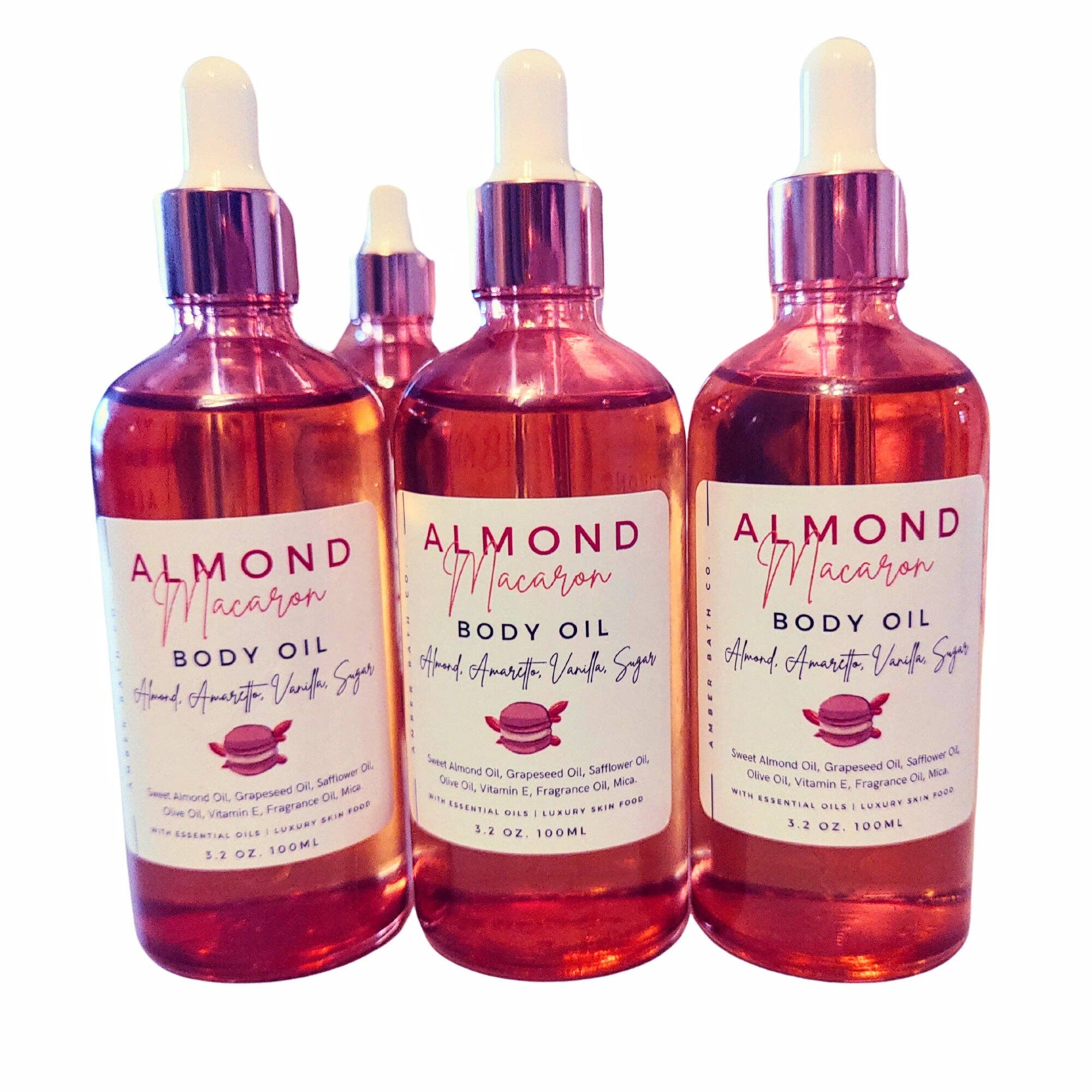 Amber Bath Co - Wholesale Bath/Body Oil - Scented Body Oil | 50 Scent Options | 3.2 oz.6