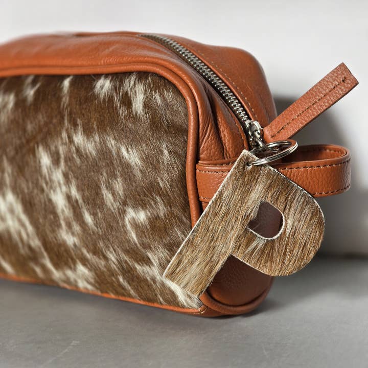 Ranchers Closet - Wholesale Toiletry Bag - Men's - Leather Cowhide Toiletry Bag - Groomsmen Gift - Shaving Kit8