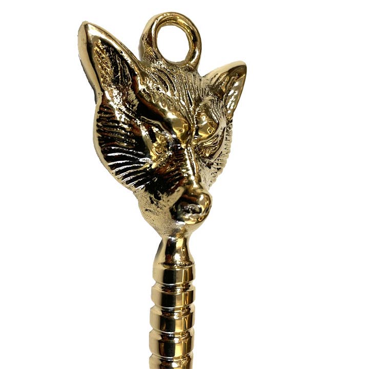 Madison Bay Co. - Historical Home Decor Reproductions – wholesale Letter opener – 9-1/2" Solid Brass Fox Letter Opener- Antique Vintage Style
