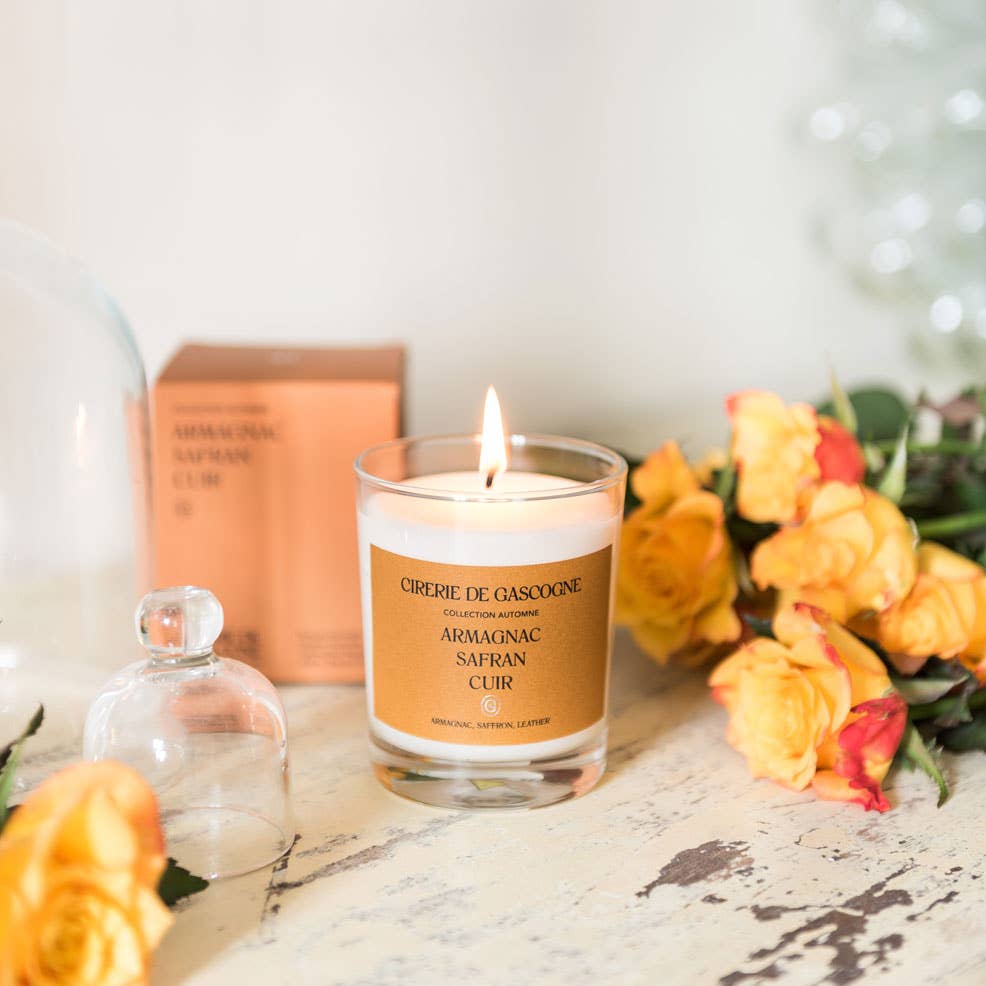 CIRERIE DE GASCOGNE - Vendita all'ingrosso Candela in vasetto - Candela profumata Armagnac, zafferano e cuoio2