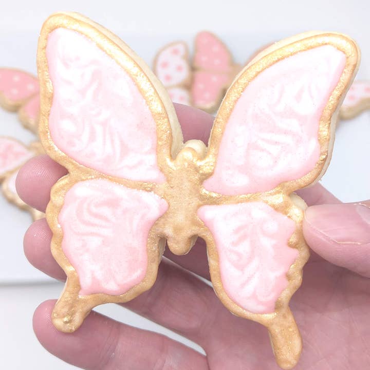 Wild Angel Treats, LLC – Großhandel Cookie – Spring Butterfly Royal Icing Kekse1