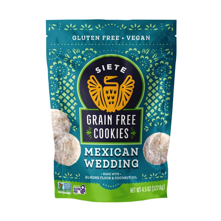 Siete Foods - Wholesale Cookie - Mexican Wedding Cookies - 10 bags0