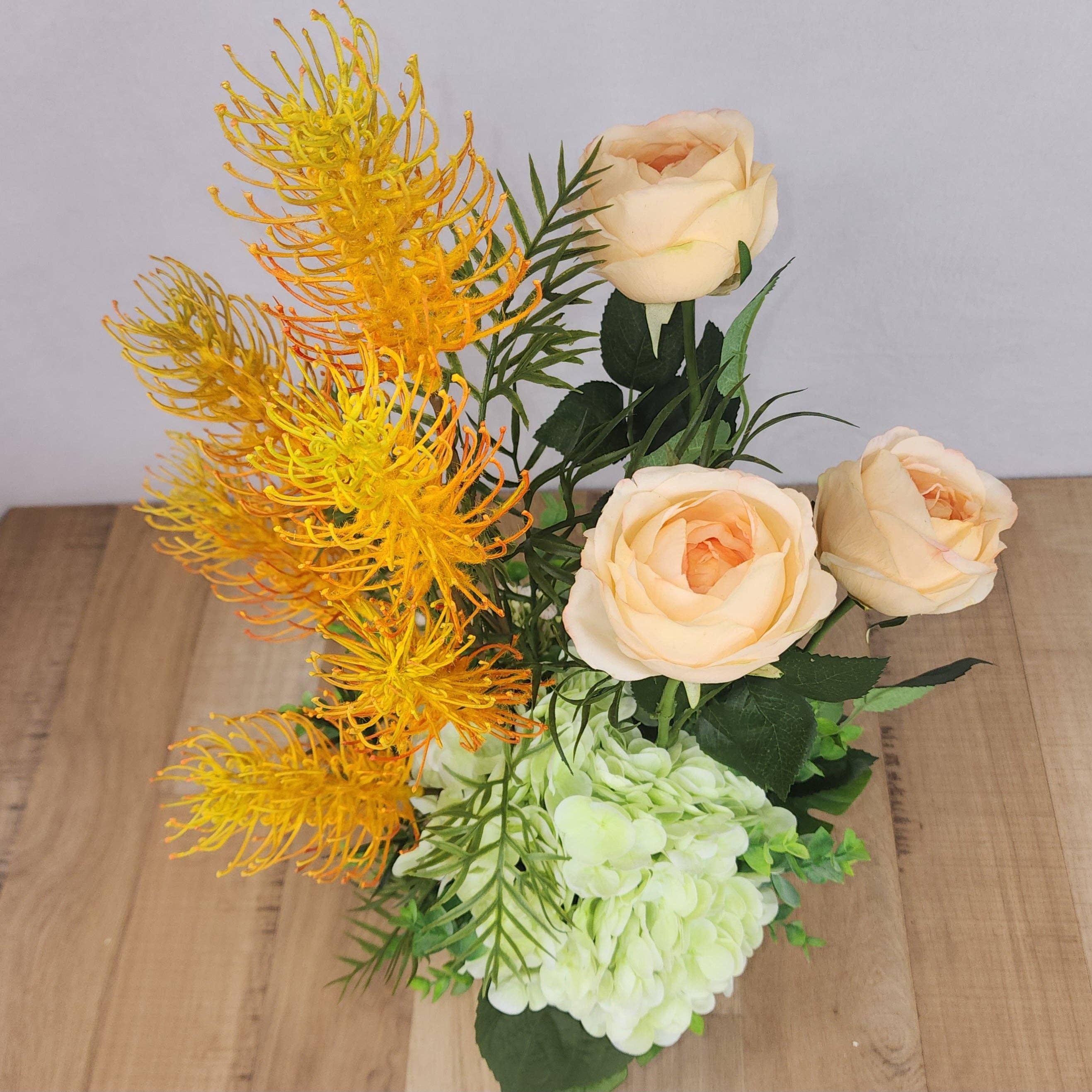 Realistic Artificial Flowers - Wholesale Artificial flowers - Golden Grevillea Tall Arrangement - Realistic Artificial Flowers5