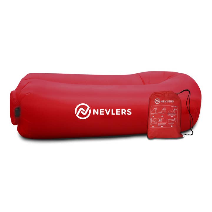 Inflatable Lounger - Red for wholesale by Nevlers