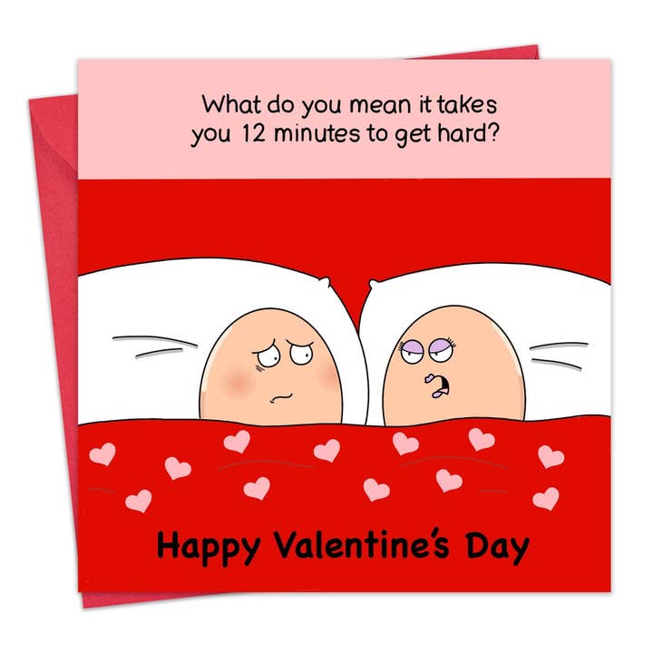 Funny Valentines Day Card Eggs for wholesale by Twizler Ltd