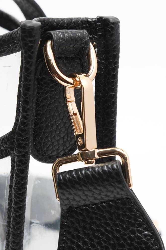 Hana - Wholesale Crossbody Bag - Women's - Clear Stadium Crossbody Mini Bag12